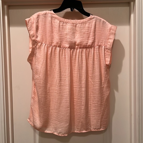 Kori Revival 23 women’s Small/Medium peach cap sleeve top NWT - Picture 4 of 7